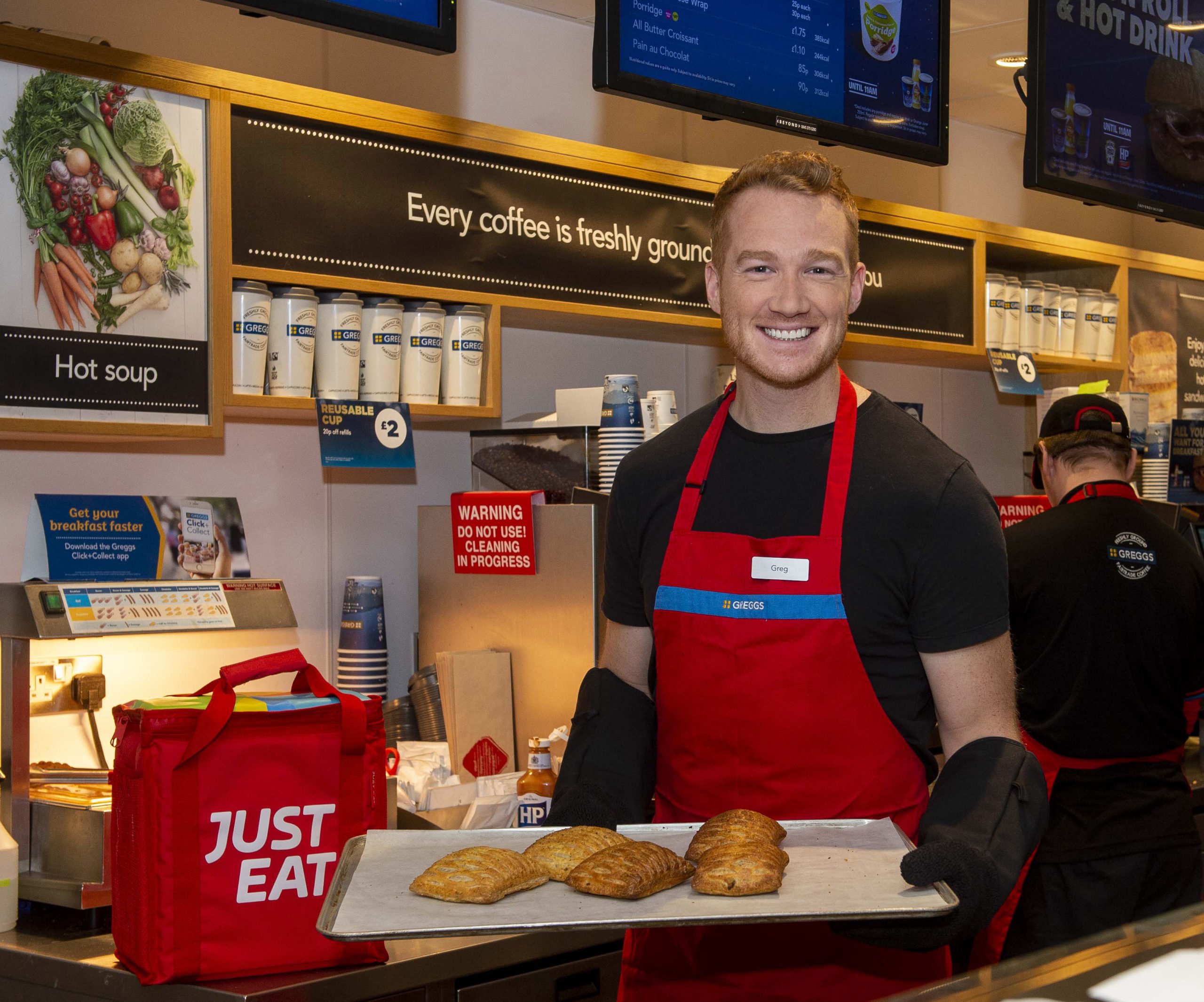 Greggs partners ‘exclusively’ with Just Eat for nationwide